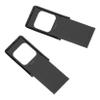 Angoily 2pcs Webcam Slide Cover for Laptop Phone Tablet Premium Strong Adhesive Easy to Install Privacy Protection Black Color view 1