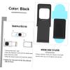 Angoily 2pcs Webcam Slide Cover for Laptop Phone Tablet Premium Strong Adhesive Easy to Install Privacy Protection Black Color view 3