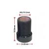 No Distortion Lens 4mm 5MP M12 Mount 1/2.5" Inch F2.8 with 650nm IR Filter Lenses for CCTV Camera view 3