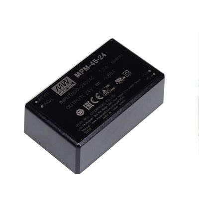 Mean Well MPM-45-24 45.1W AC-DC High Reliable PCB-Mount Green Medical Power Module MPM-45 24V 1.88A