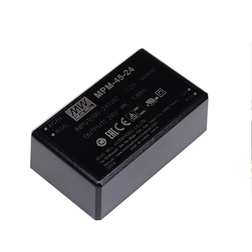 Mean Well MPM-45-24 45.1W AC-DC High Reliable PCB-Mount Green Medical Power Module MPM-45 24V 1.88A