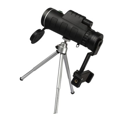 HOOTNEE Monocular Telescope with Phone Clip Tripod Night for Low Light Viewing Portable Compact Design for Outdoor Activities Like Birdwatching Sports and Concerts