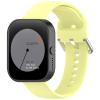 FitTurn Compatible Replacement Strap for CMF Watch Pro (D395), 22mm Silver Buckle Reverse Buckle Silicone Strap for CMF Watch Pro D395, for Men/Women (Large, Yellow) view 1