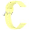 FitTurn Compatible Replacement Strap for CMF Watch Pro (D395), 22mm Silver Buckle Reverse Buckle Silicone Strap for CMF Watch Pro D395, for Men/Women (Large, Yellow) view 4
