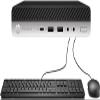 HP ProDesk 600 G4 Mini Desktop PC with 24" FHD Monitor and RGB Speakers PC Set, Intel Core i5-8500T, 8 GB RAM, 256 GB SSD, Keyboard & Mouse, Windows 11 Pro (Renewed) view 3