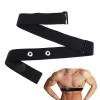 Heart Rate Monitor Chest Band for Polar H10 H9 H7, Adjustable Waterproof Soft Replacement Chest Strap Compatible with Polar Wearlin Garmin Dual Running HRM (Black Length 25.6"-37.4") view 1