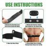 Heart Rate Monitor Chest Band for Polar H10 H9 H7, Adjustable Waterproof Soft Replacement Chest Strap Compatible with Polar Wearlin Garmin Dual Running HRM (Black Length 25.6"-37.4") view 4