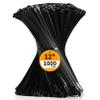 Cable Zip Ties 12 inch Cehony 1000 Pack Black Zip Ties Heavy Duty 50lbs Tensile Strength Plastic Zip Ties for Outdoor and Indoor Multi-Purpose Cable Ties Self-Locking UV Resistant Wire Ties Wraps view 1