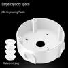 1 Pack Dome Camera Junction Box,Universal Dome Security Camera Mount Box, Bracket Hide Cable,Indoor Dome Camera Cover, Base Junction Box for Dome Cameras view 4