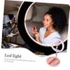 HOOTNEE Modes Led Ring Light Bracket Selfie Ring Light Stand Streaming Level Brightness Pink view 3