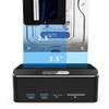 External 2.5"/3.5" USB 3.0 5Gbps SATA Hard Drive Docking Station HDD SSD Box 2 x USB 3.0 Hub TF/SD Card Reader Support UASP view 3