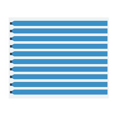 10Pcs Blue Laptop Screen Double Sided Tape Replacement for Laptop LCD LED Screen Easy to Pull Adhesive Pull Tab Stretch Tape