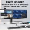 Dell WD19TBS Docking Station, Performance Dock WD19TBS with 180W Power Adapter + 130W Power Delivery + HDMI Cable + DisplayPort Cable view 4