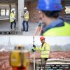 Retractable Aluminum Alloy Total Station Tripod, Stable Accurate Surveying Prism Pole, Wide Application for Construction Sites view 2