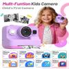 Yehtta Kids Camera Instant Print,2.4in Screen 1080P Kids Video Camera Toys with 3 Rolls Print Paper 32G Card + 10 Rolls Print Paper view 2