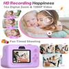 Yehtta Kids Camera Instant Print,2.4in Screen 1080P Kids Video Camera Toys with 3 Rolls Print Paper 32G Card + 10 Rolls Print Paper view 4
