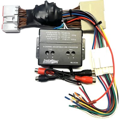 Car Stereo Full System 4 Channel Add an Amp Amplifier Adapter -Made for Ford: 2007-2010 Edge, 2008-2012 Escape, 2004-2014 Expedition, 2009-2012 Flex, 2005-2011 Focus -No Factory External Amp Vehicles