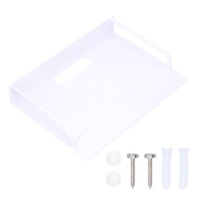 Mount Cable Box, Wall Modem Mount, Multifunctional Router Storage Rack, Router Bracket Space Aluminum WallMounted WiFi Router TV Box Projector DVD High LoadBearing Router Rack