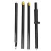XHTLLO 2 Meter 4 Section Survey Pole, RTK GPS Carbon Fibre Prism Pole with Degree Bubble for Accurate Measurement view 1