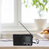 ASHATA Portable Full Band Mini Emergency Radio FM MW SW Weather Alert Radio, Compact Elderly Radio with Antenna Built in Bluetooth Chip, ASHATAm2hks9qnzw view 2