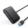 USB Hub 4-Port USB 3.0 High-Speed USB Splitter for Hard Drives USB Flash Drive Mouse Keyboard Extend Adapter USB 3.0 Hub view 1