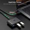 USB Hub 4-Port USB 3.0 High-Speed USB Splitter for Hard Drives USB Flash Drive Mouse Keyboard Extend Adapter USB 3.0 Hub view 3