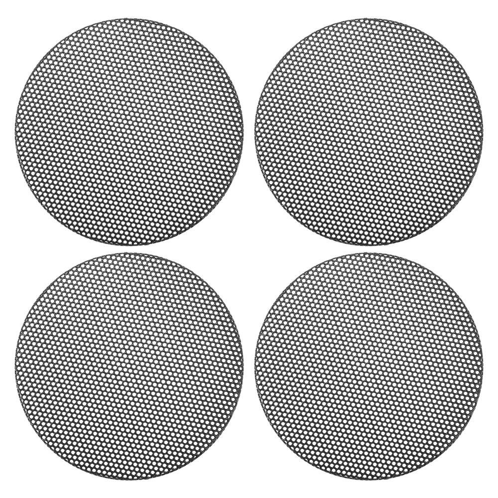 ACROPIX Universal 2.5 Inch Speaker Grills Mesh for Audio Subwoofer 74x4mm Grille without Frame Black - Pack of 4