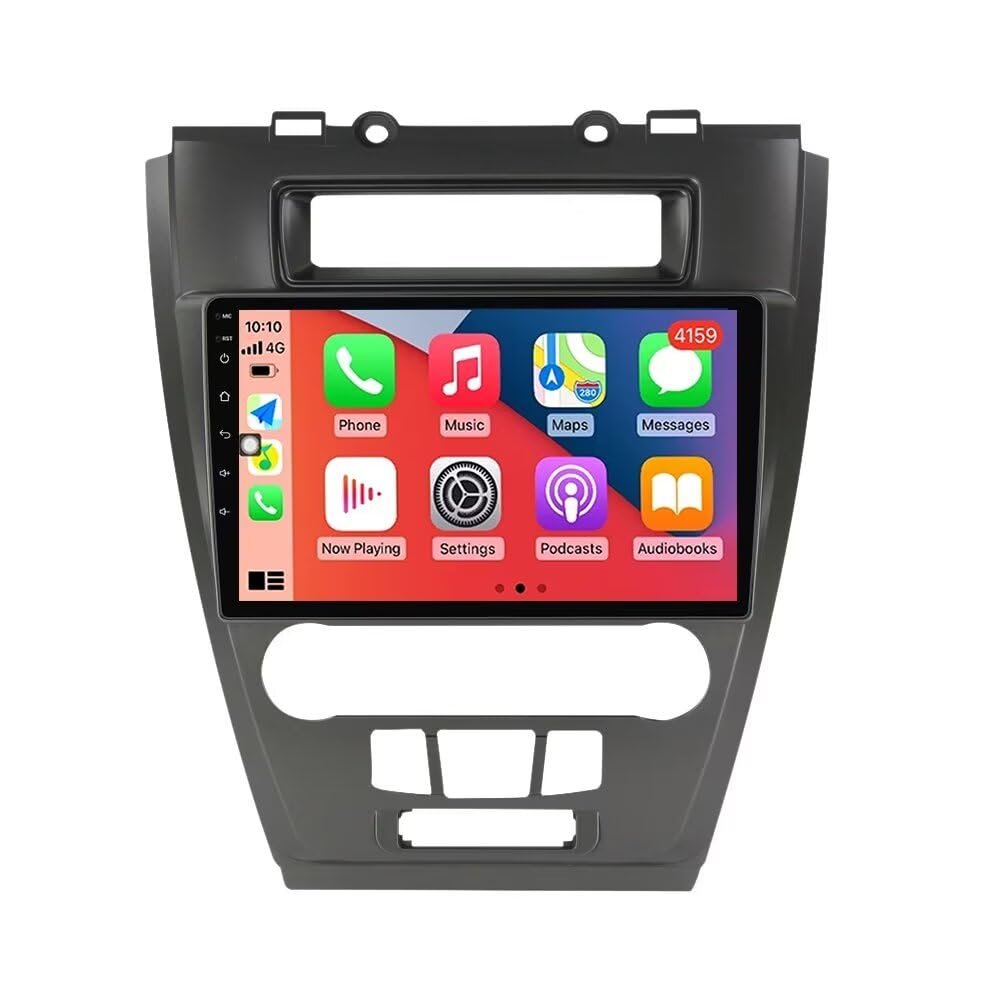 MekedeTech Android Car Radio Stereo GPS Navigation for Fusion Mondeo 2009-2012 Head Unit Replacement,10 inch Touch Screen Upgrade with Wireless CarPlay/Android Auto,4 core 1+32G