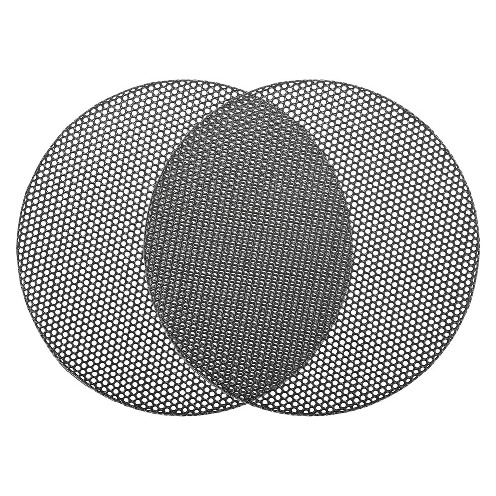 ACROPIX Universal 3 Inch Speaker Grills Mesh for Audio Subwoofer 84x6.5mm Grille without Frame Black - Pack of 2