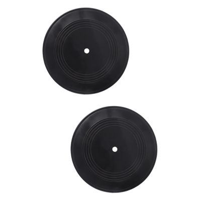Cabilock 2pcs Vinyl Record Wall Decor Retro Wall Art for Living Room Cafe Bar for Music Theme Decoration Indie Aesthetic