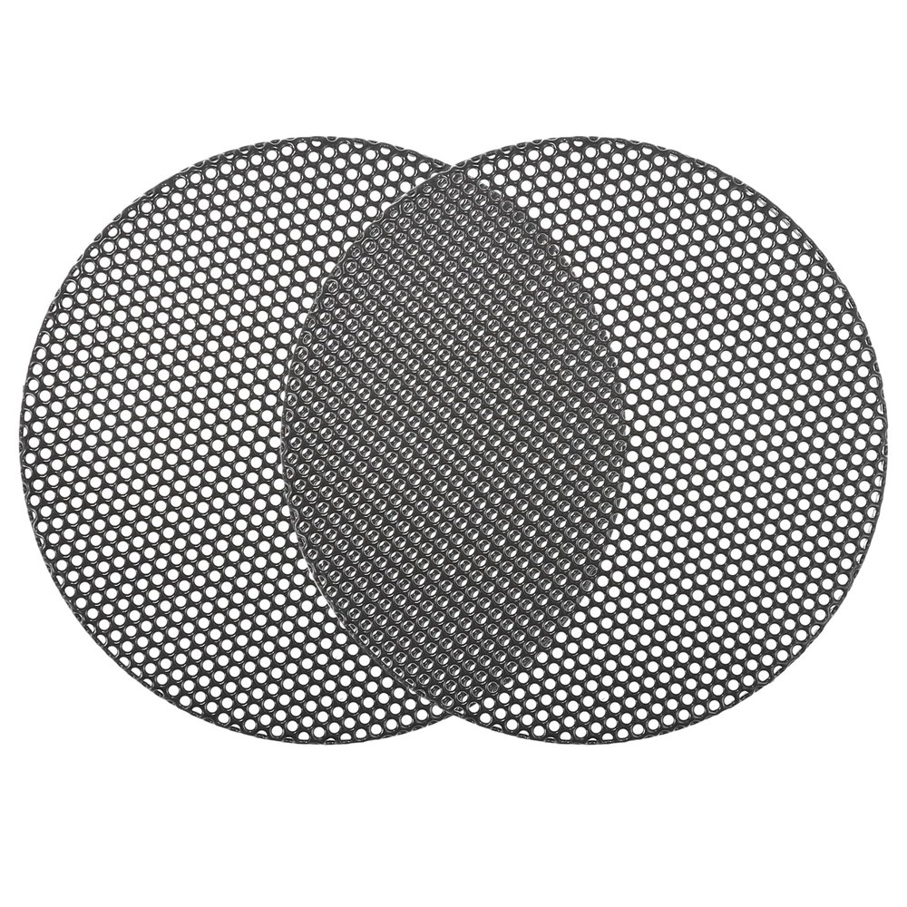ACROPIX Universal 2.5 Inch Speaker Grills Mesh for Audio Subwoofer 65x4mm Grille without Frame Black - Pack of 2