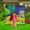 CORFOTO Fabric 10x6.5ft Aurora Camping Backdrop Starry Sky Cartoon Tent Camping RV Background Campfire Camping Themed Party Decorations Outdoor Camping Themed Party Banner Motorhome Camper Photo Props view 3