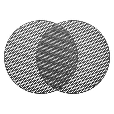 ACROPIX Universal 2.5 Inch Speaker Grills Mesh for Audio Subwoofer 74x4mm Grille without Frame Black - Pack of 2