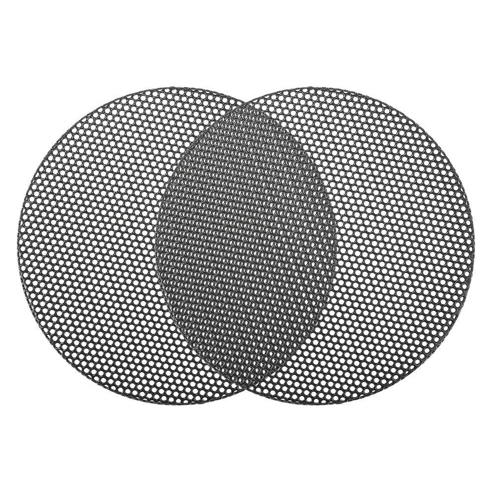 ACROPIX Universal 2.5 Inch Speaker Grills Mesh for Audio Subwoofer 74x4mm Grille without Frame Black - Pack of 2