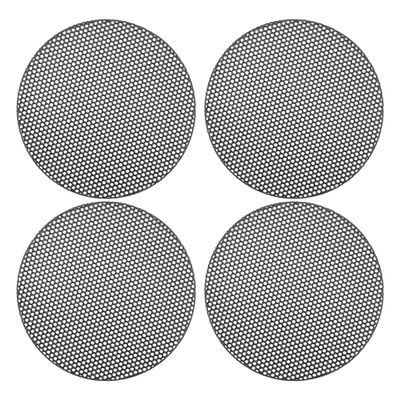 ACROPIX Universal 2.5 Inch Speaker Grills Mesh for Audio Subwoofer 65x4mm Grille without Frame Black - Pack of 4