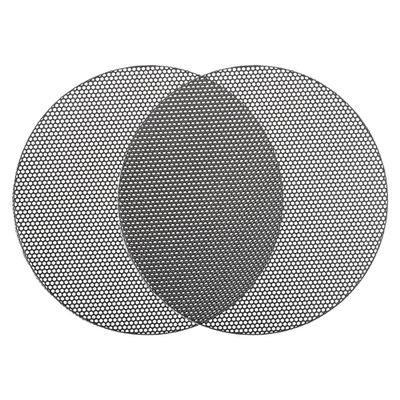 ACROPIX Universal 3.5 Inch Speaker Grills Mesh for Audio Subwoofer 100x6.5mm Grille without Frame Black - Pack of 2