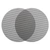 ACROPIX Universal 3.5 Inch Speaker Grills Mesh for Audio Subwoofer 100x6.5mm Grille without Frame Black - Pack of 2 view 1