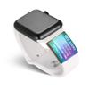 Divoti Dual-Side Laser Engravable Alert ID Badge for Apple Watch Bands, Stainless Steel, Comfortable Stylish and Functional -Personalized Fitness Runners ID for Sport Smartwatch ICON- RW/Text view 2