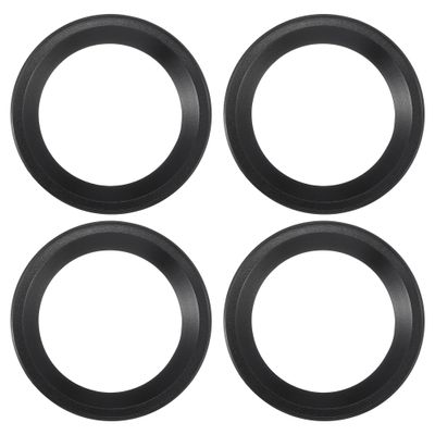ACROPIX Universal 3" Subwoofer Speaker Rings Cover Spacers Speaker Audio Decorative Circle without Mesh Grille ABS Black - Pack of 4