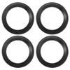 ACROPIX Universal 3" Subwoofer Speaker Rings Cover Spacers Speaker Audio Decorative Circle without Mesh Grille ABS Black - Pack of 4 view 1