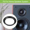 ACROPIX Universal 3" Subwoofer Speaker Rings Cover Spacers Speaker Audio Decorative Circle without Mesh Grille ABS Black - Pack of 4 view 3