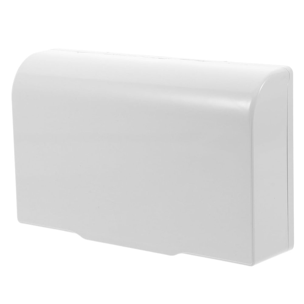 Socket Covers Box for Outlets, Wall Adhesive Outdoor Plug Cover, Waterproof Electrical Outlet Box Protector, Plastic Outlet Socket Covers for Exterior Use, White (86 Type)