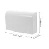 Socket Covers Box for Outlets, Wall Adhesive Outdoor Plug Cover, Waterproof Electrical Outlet Box Protector, Plastic Outlet Socket Covers for Exterior Use, White (86 Type) view 2