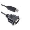 Skcvmn 20CM F-DI USB 2.0 Converter Adapter Cable to RS-232 9-pin RS232 Serial Port, 0.2m, Black view 1