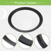 ACROPIX Universal 8" Subwoofer Speaker Rings Cover Spacers Speaker Audio Decorative Circle without Mesh Grille ABS Black - Pack of 4 view 4