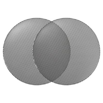 ACROPIX Universal 4.5 Inch Speaker Grills Mesh for Audio Subwoofer 120x6.5mm Grille without Frame Black - Pack of 2