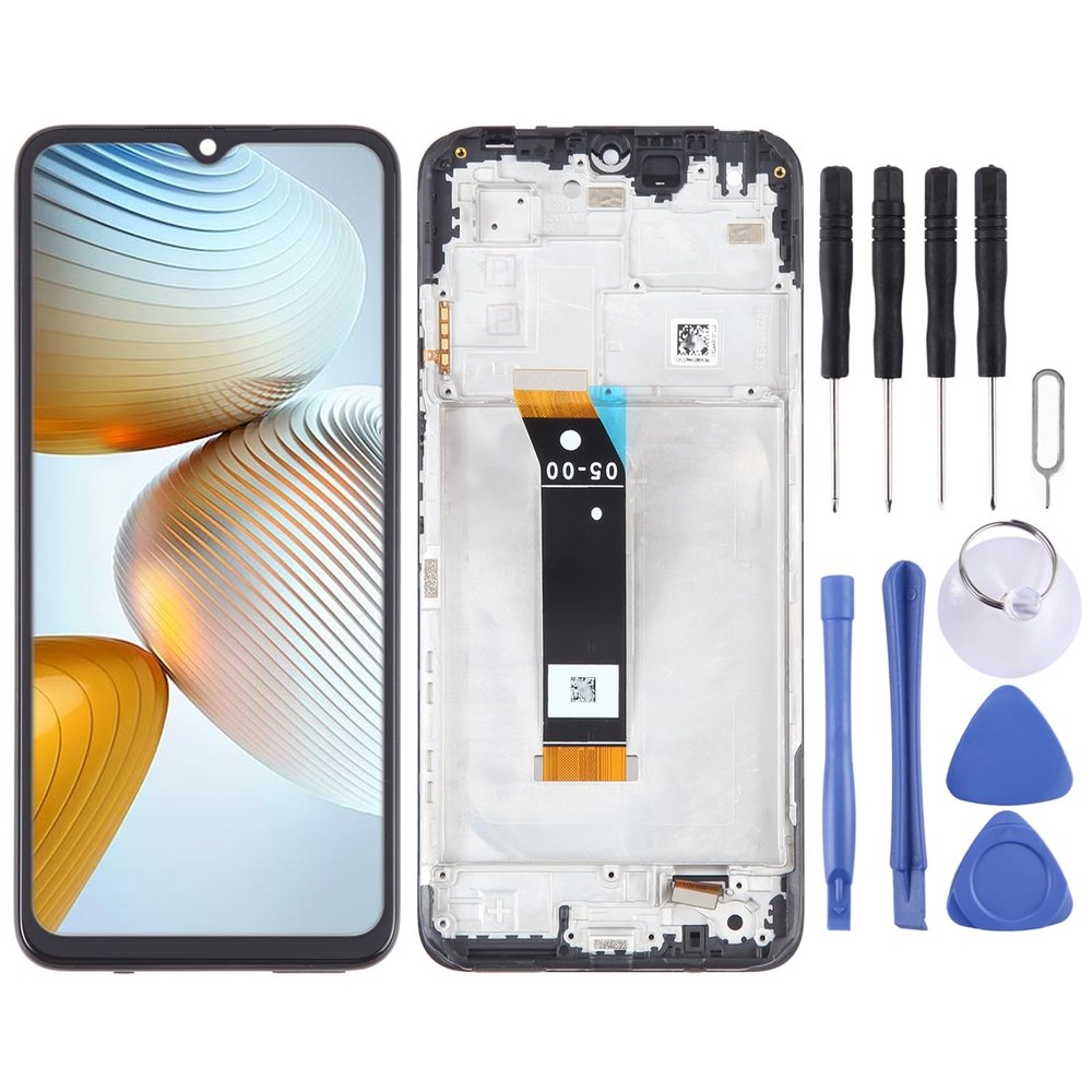Lingland Cell Phone kit OLED Material LCD Screen for Xiaomi Poco X5 Pro Digitizer Full Assembly with Frame Screen Overall Assembly (Color : Color15)