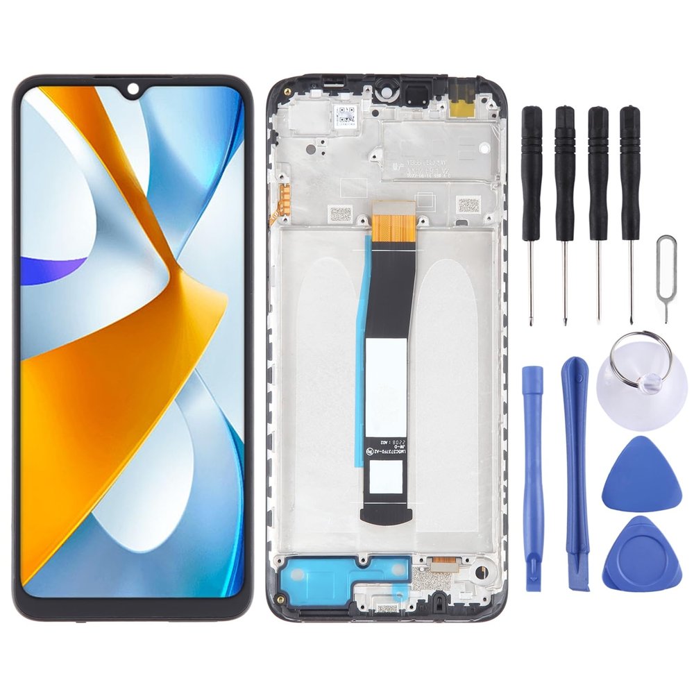 Lingland Cell Phone kit OLED Material LCD Screen for Xiaomi Poco X5 Pro Digitizer Full Assembly with Frame Screen Overall Assembly (Color : Color25)