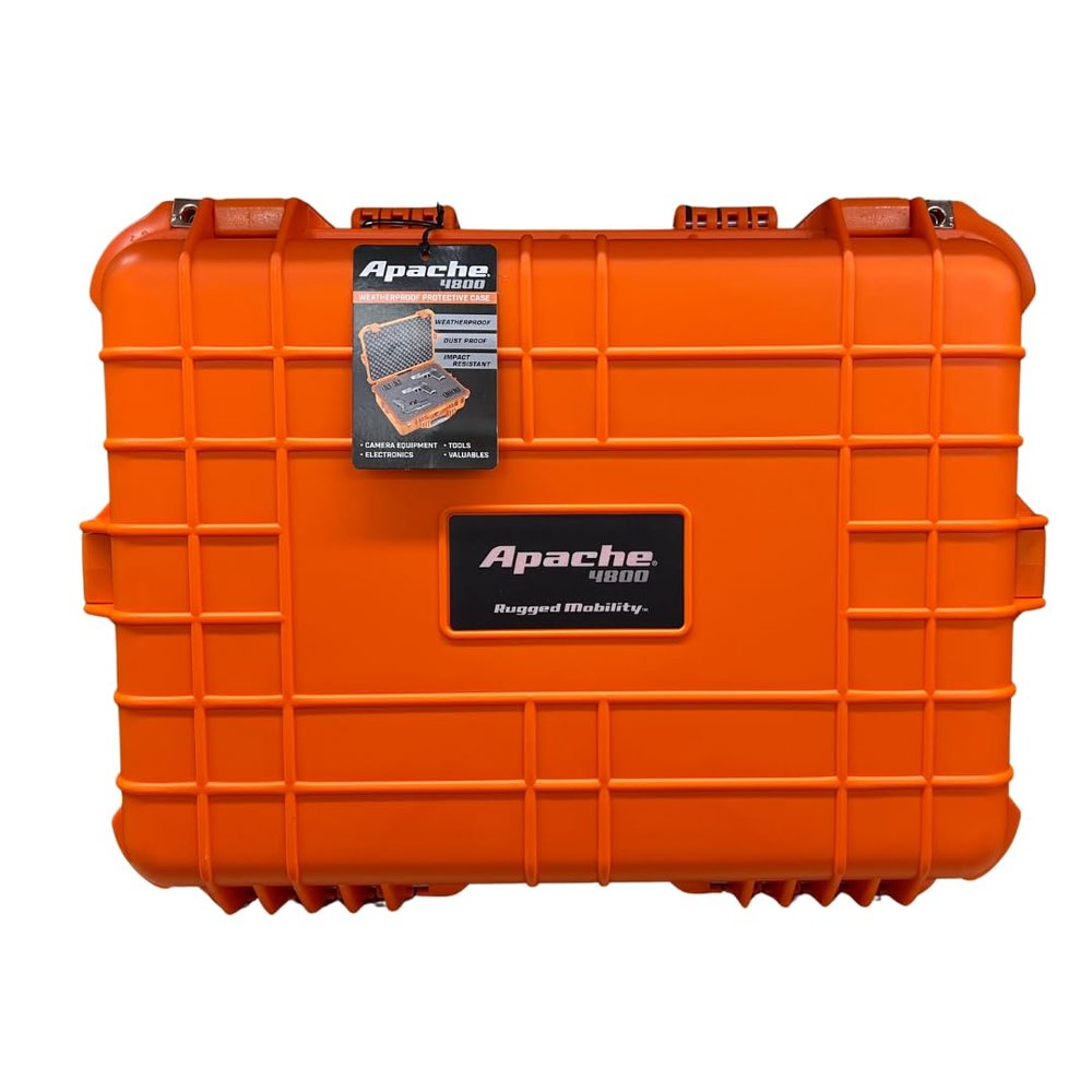 4800 Camera Hard Case With Foam Orange