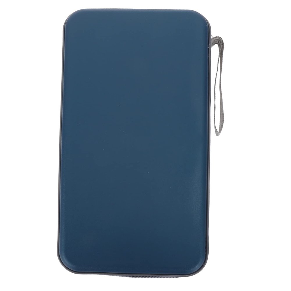 Angoily Cd Storage Case Slot DVD Pouch -Pressure Hard Case for Travel Disc Protector Zipper Design for Organizing DVDs and